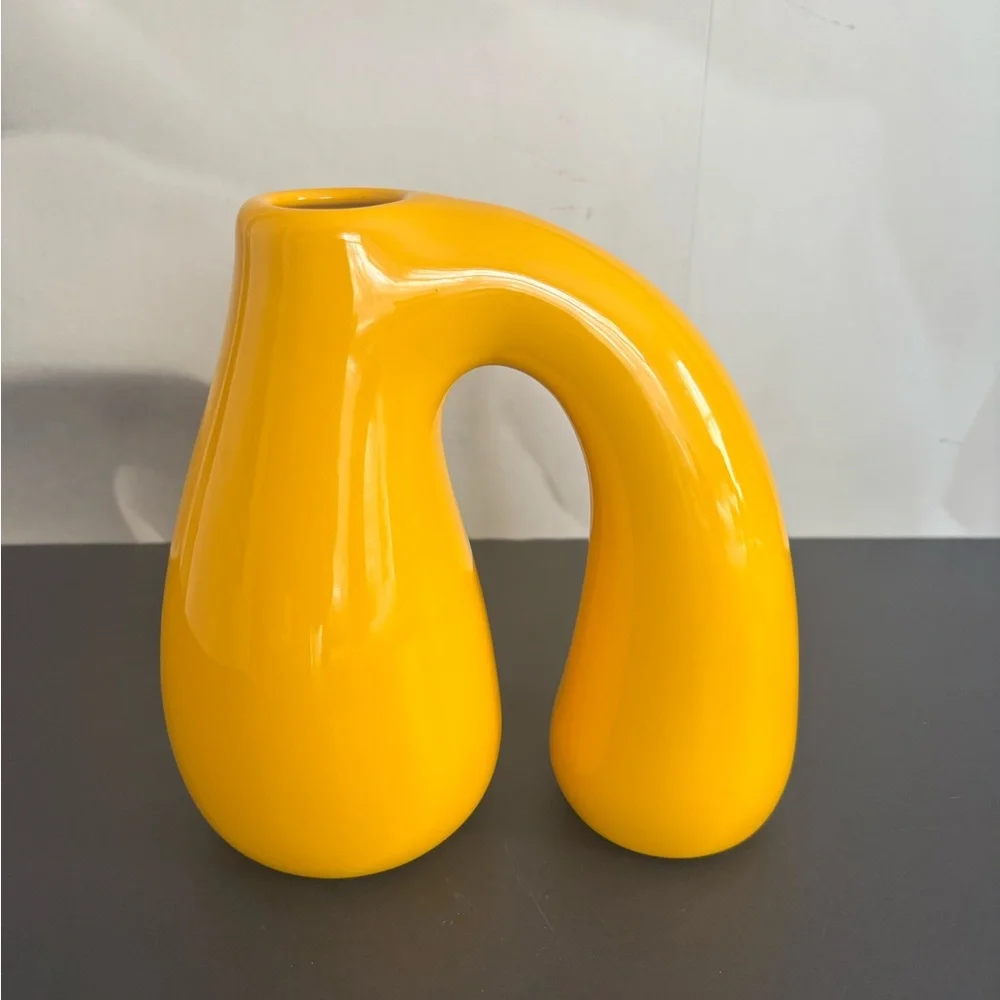 NWT yellow vase